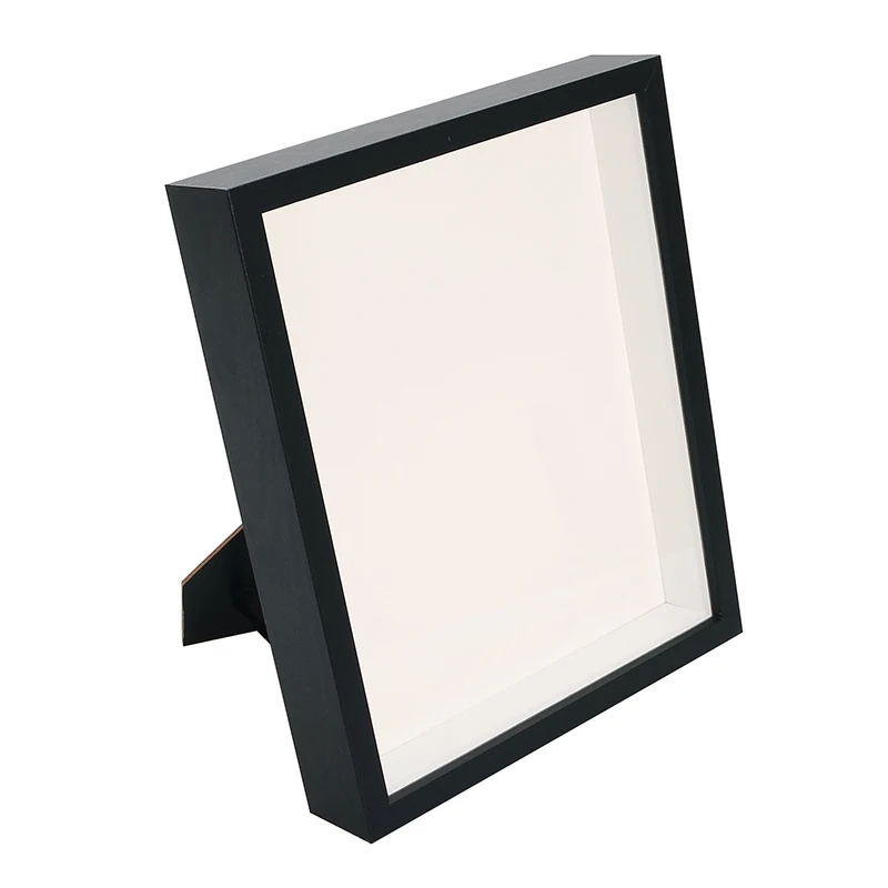 High Quality 8x10 inch Wooden Shadow Box Frame Wholesale MDF Picture Frame insect Frame