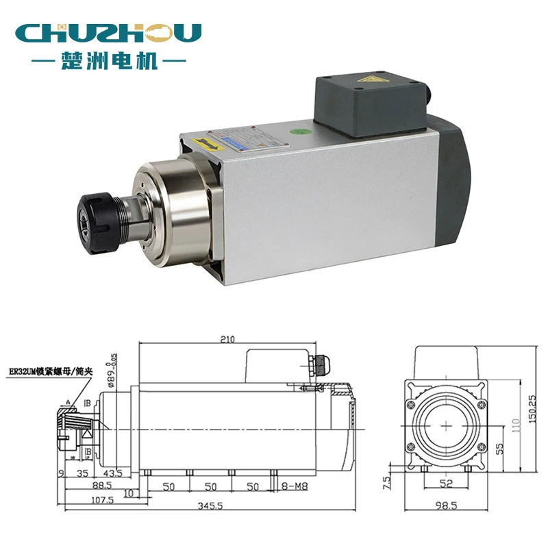 Новый дизайн шпиндель станка 3.7KW 12000 об./мин. шлифовальный станок Электрический мини фрезерный с ЧПУ