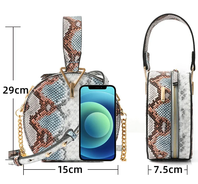 2022 New stylish Factory Wholesale Famous Brand Snake luxury hand bags woman bag