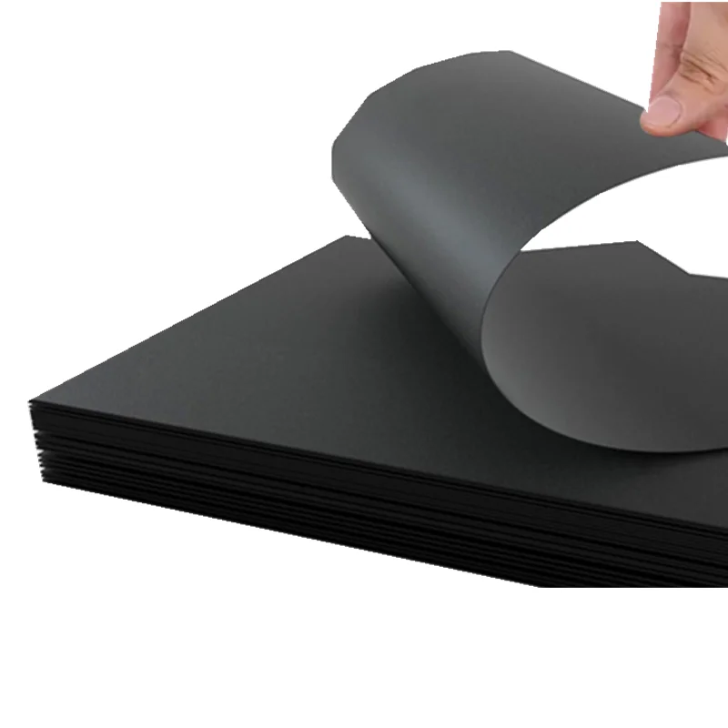 Hard black cardboard paper sheets black paper board  black bristol paper