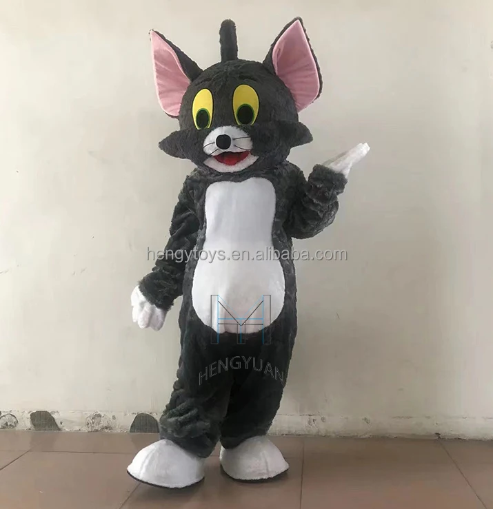 Hengyuan Adult Size Tom And Jerry Mascot Costume Movie Mouse Cat Costume