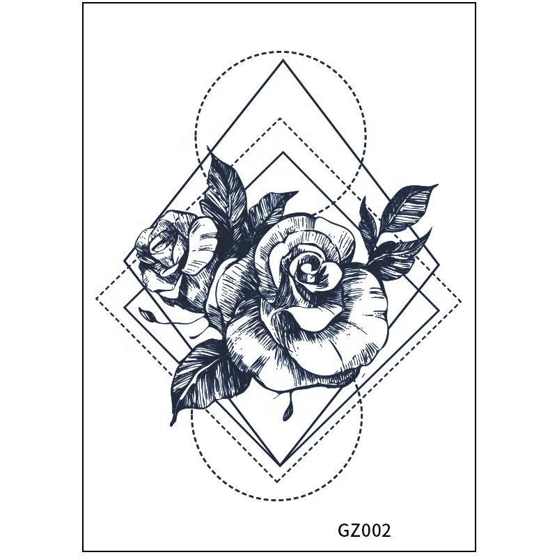 Beauty sticker Latest Natural Simulation water transfer temporary tattoo sticker like the real tattoo