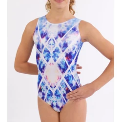 OEM Girl Gym sleeveless leotards for girls gymnastics leotard