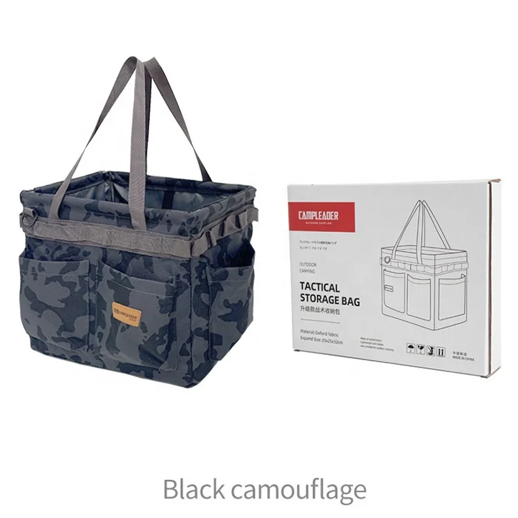 Hot Sale Large Capacity Storage Gear Case Box Foldable Travel Organizer Carry Bag Outdoor Folding Camping Tool Storage Bag