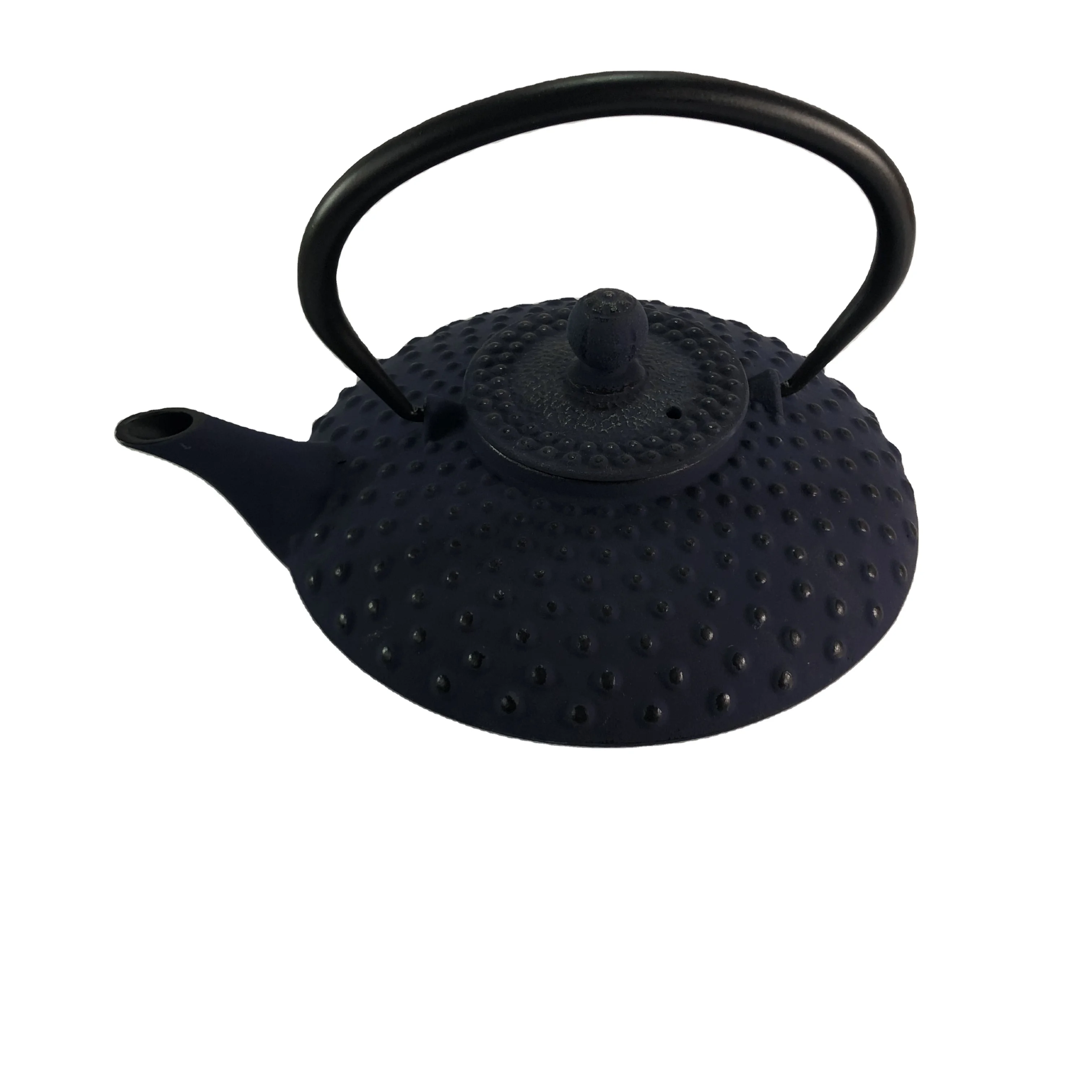 Cast iron teapot with cup