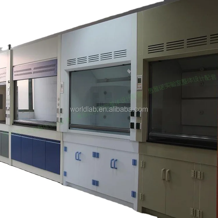 Manufacturer wholesale laboratory PP fume hood PP test bench European standard special exhaust hood non-standard customization