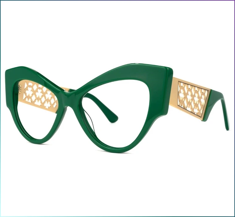 Unisex Leopard Eyeglasses Frames Women Anti Light Blocking Computer Blue Ray Glasses