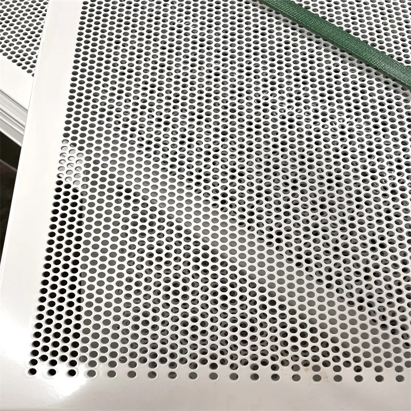 5mm hole Powder Coated  aluminum perforated  metal sheet for decoration