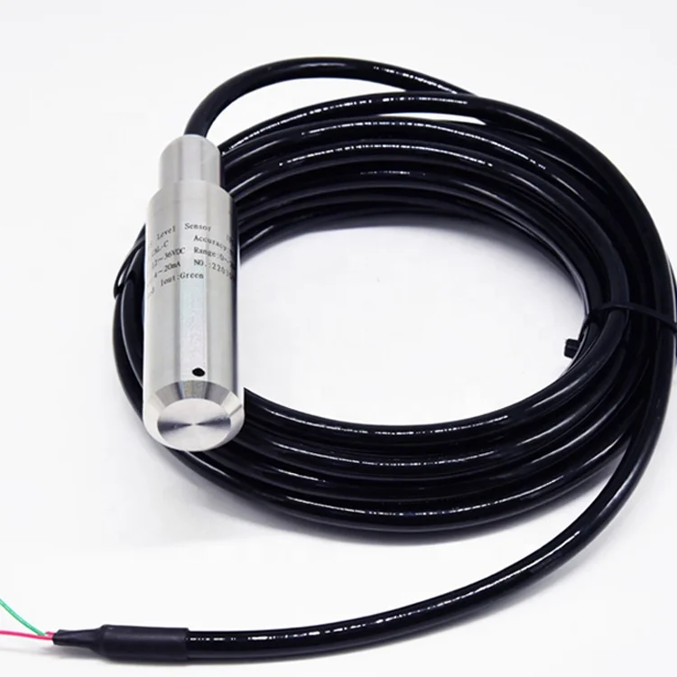 low cost battery operated 420 ma borehole 2m ammonia submersible water level sensor for steam boilers