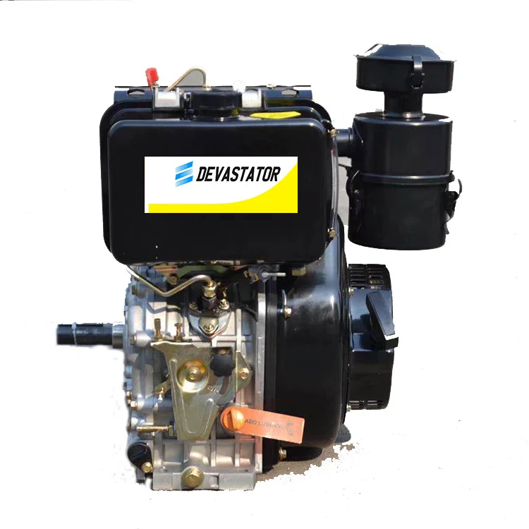 16-литровый одноцилиндровый портативный дизельный двигатель 192f с воздушным охлаждением