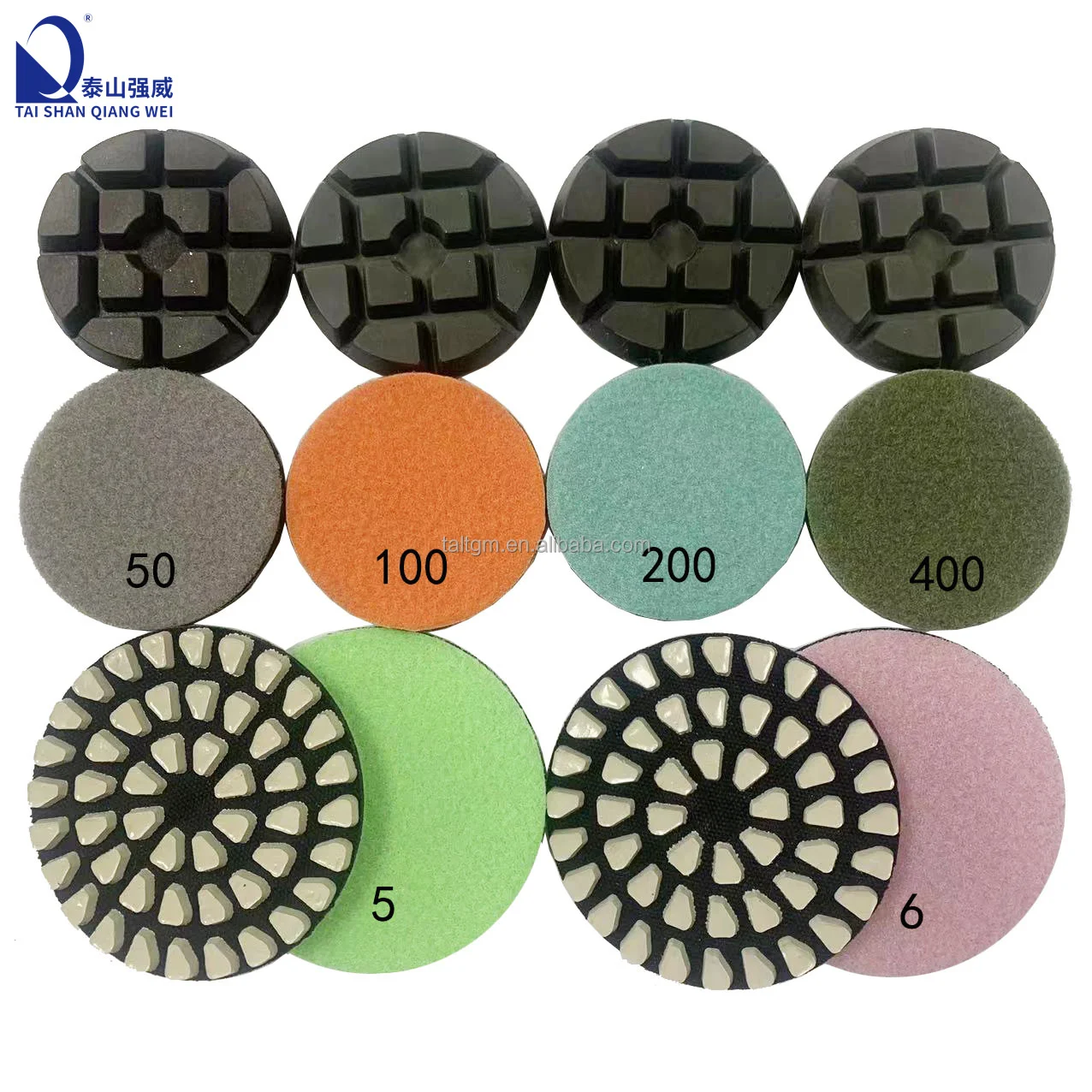New quality popular 3 inch diamond floor polishing pads dry use for hard concrete