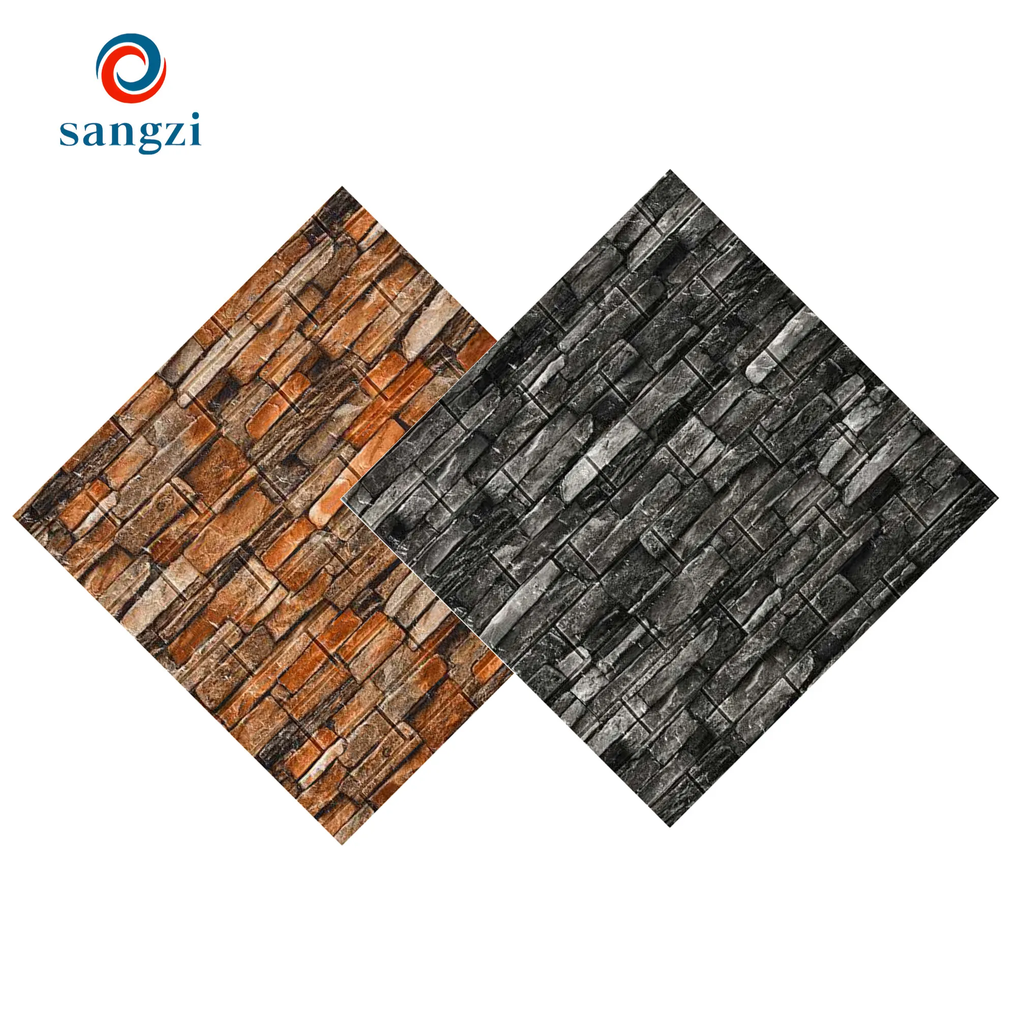  3D стикер для туалета из папье Peint цветной тотемной плитки