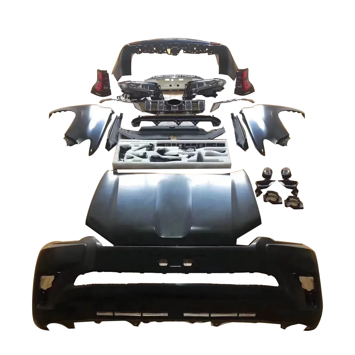 Car Upgrade Body Kit For Toyota Land Cruiser Prado Upgrade 2018