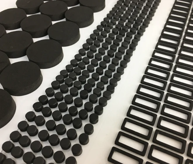 OEM Custom Die Cut Black Silicone  Rubber Neoprene CR EPDM Foam PORON Adhesive Gasket Sealing Tape