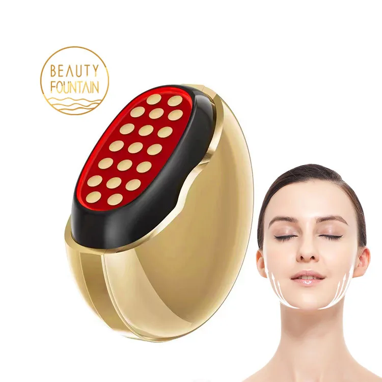 Beauty Care Facial Anti Wrinkle Removal Skin Face Tightening Hot EMS Collagen Stimulation Massager Device