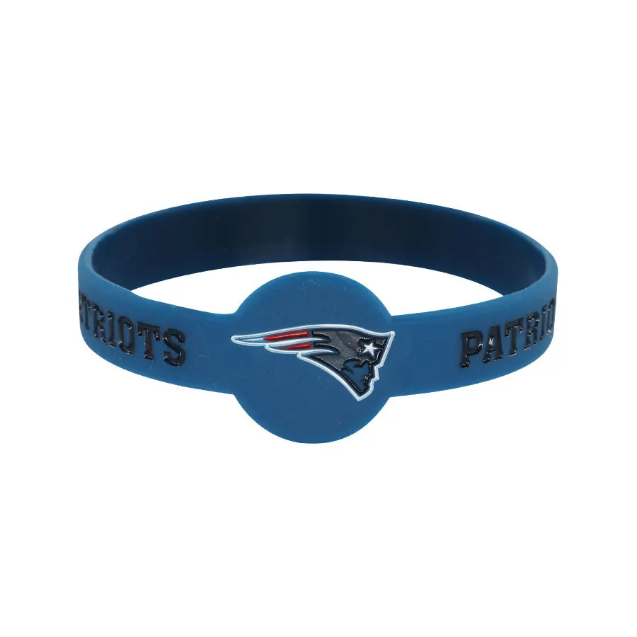 Custom HOT Silicone Wristband NEW ENGLAND PATRIOTS Silicone Bracelet Wrist Engraved Luminous Bracelet