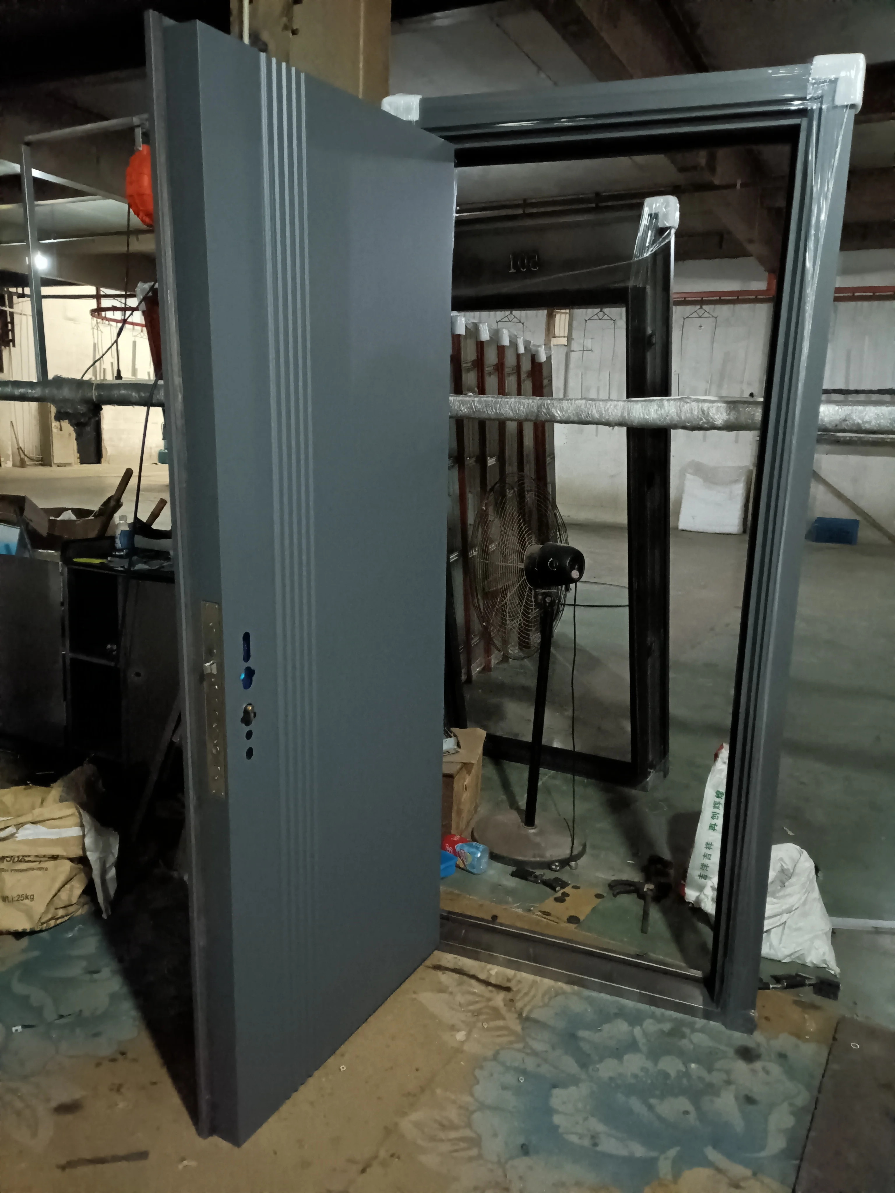 AIAOV China market manufacturers wholesale price main entrance steel security door