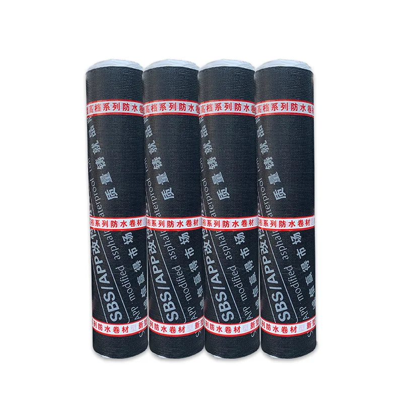 Asphalt Roofing Sheets with Sand SBS APP Bitumen Waterproofing Membrane Roof Underlayment