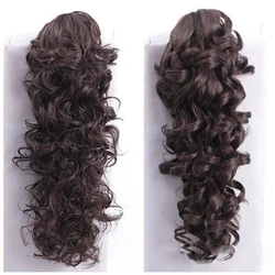 Manufacturers Wholesale Girls Grab Clip Wigs, Pony Tail Long Hair Fluffy Big Wave Claw Clip Wigs