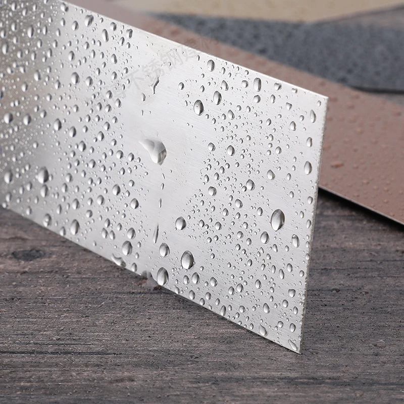 Gold Decorative Strip Tile Trim Gold Brushed Stainless Steel Flat Strip