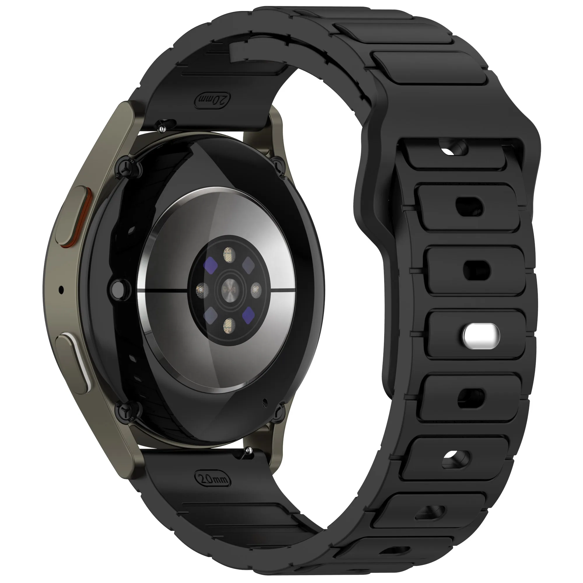 22 мм 20 универсальный силиконовый ремешок для Samsung Galaxy Watch 7 6 5 4 Pro Classic 44 40 42 46 Huawei GT