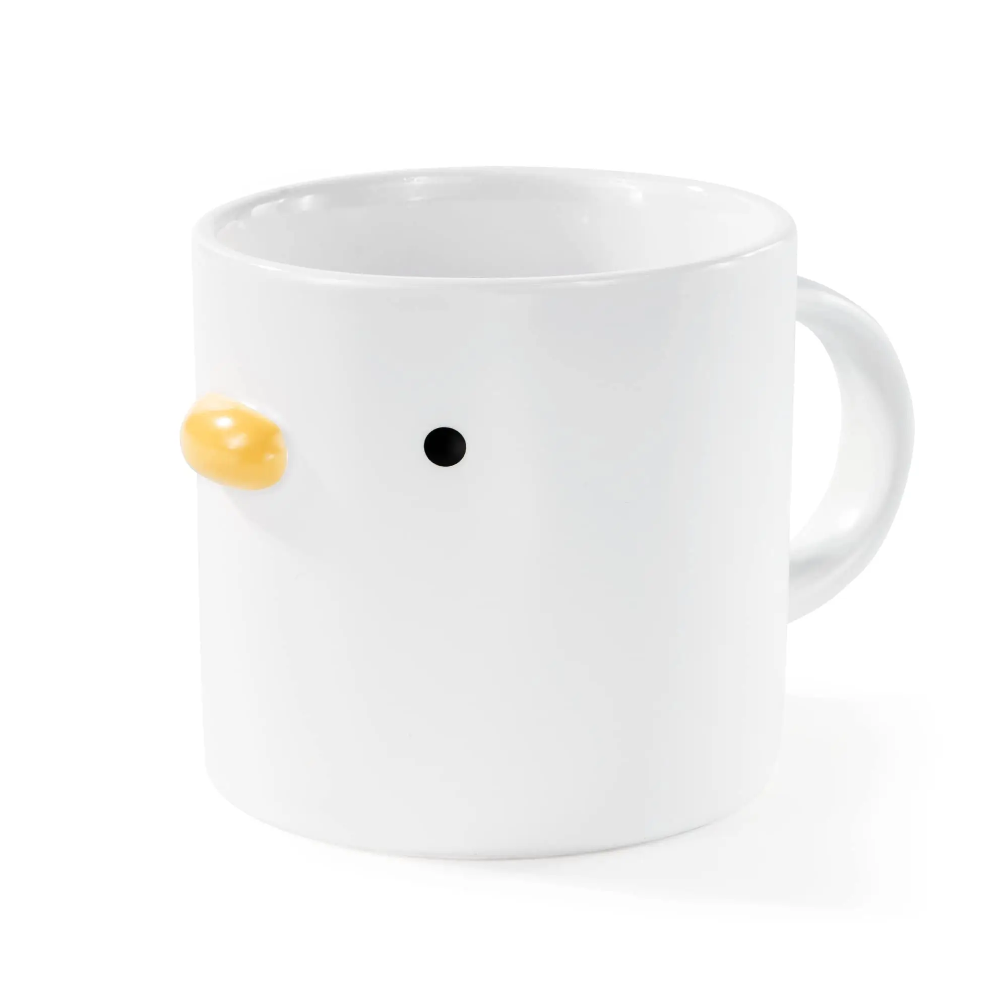 Customized Creative Cute 14oz Handcrafted Ceramic Duck Shaped Mugs Breakfast Milk Coffee Cup