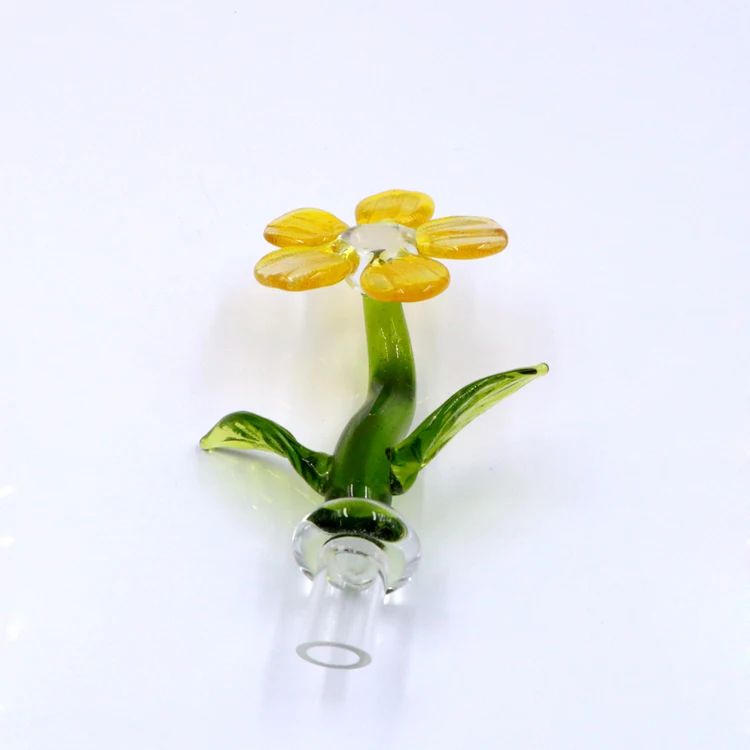 Murano Glass Sunflower Chandelier Light Parts Pendant Decoration