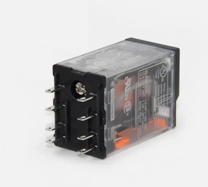 electric RXM miniature plug-in relays with LED RXM2A 2CO 12A 12 VDC-110 VDC 24 VAC-230 VAC electromagnetic