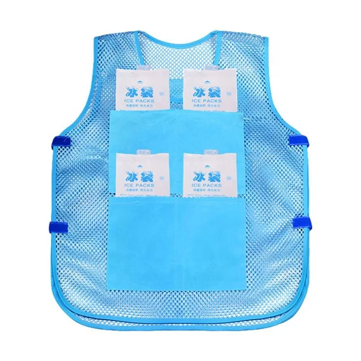 Outdoor Work Fishing Climbing Cycling Men Women Cooling Vest Cool Ice With Packs for Heat Relief