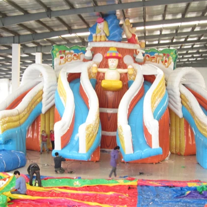 Blow up giant inflatable water park inflatable water platform commercial inflatable water games for adult kids