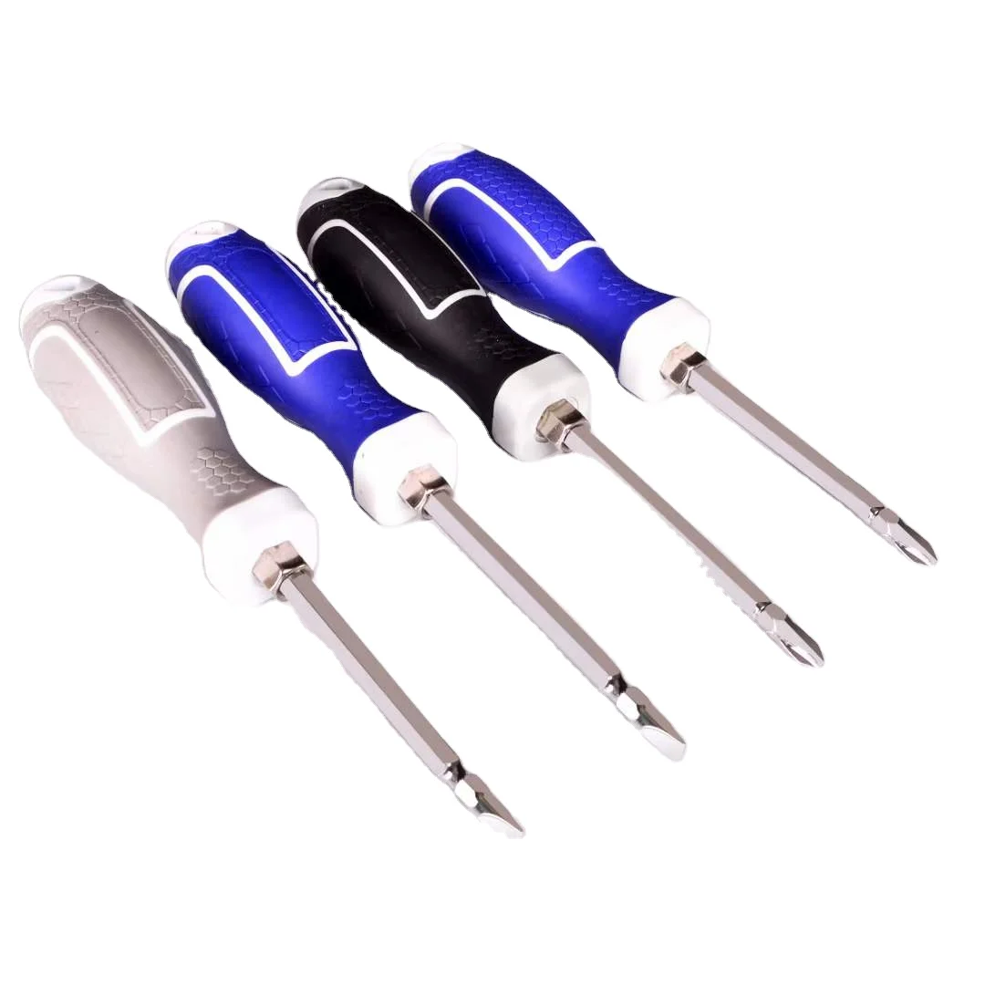 high quality hand working Magnetic CRV Steel double design set of Scrwdriver Tool Sets Phillips Slotted Screwdrivers Hand Tools