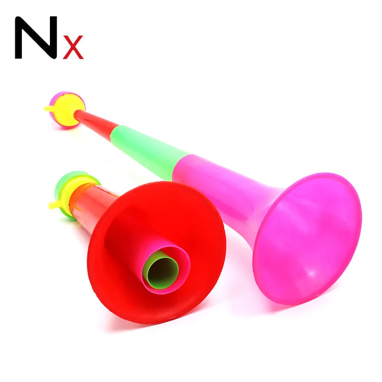 
Nuoxin High quality football game air horn plastic soccer fan promotional vuvuzela 