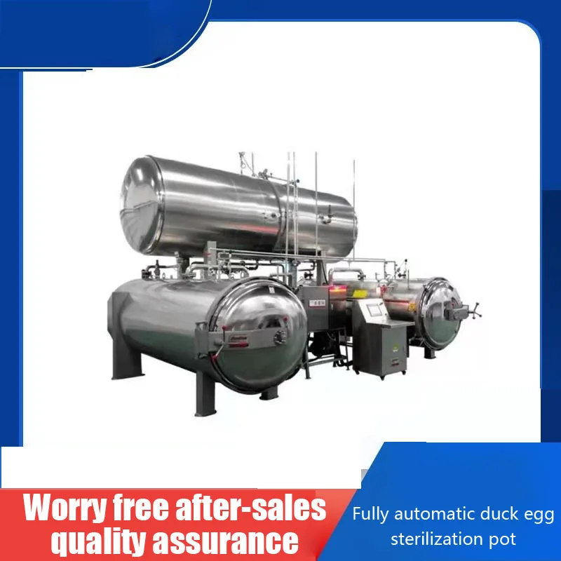 High temperature pressure pot for food industry seafood milk automatic equipment can sterilization