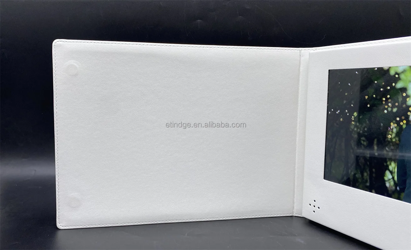 High Definition IPS 8GB Memory 7 inch Video Brochures Wedding with LCD Screen
