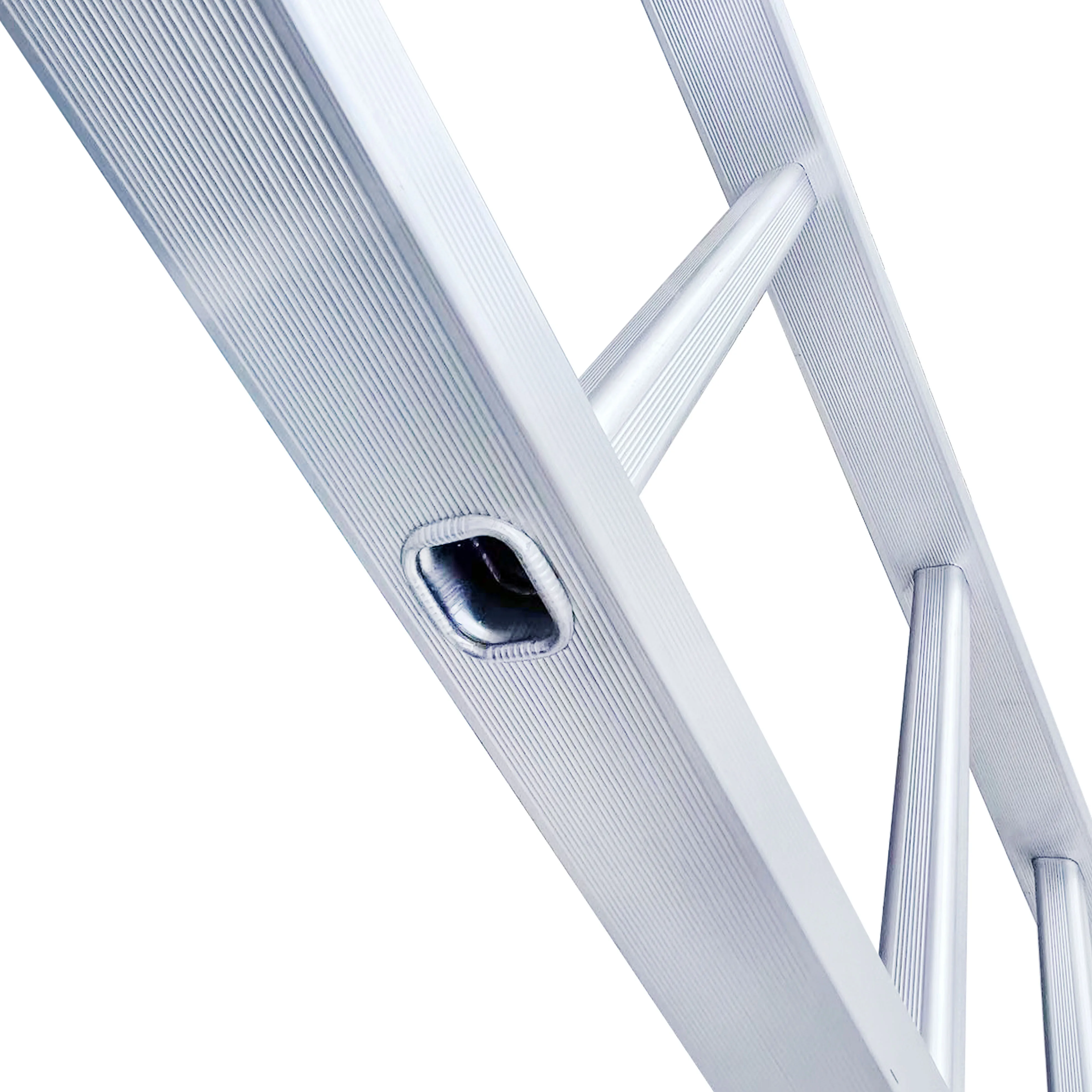 3m 4m 5m 6m Single side aluminium ladder step ladder made in China