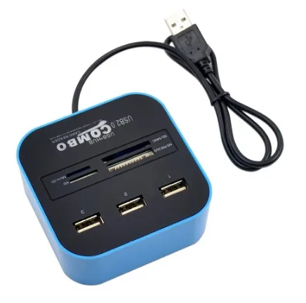 Все в 1 комбо многопортовый сплиттер адаптер TF/SD/M2 MS MMC 4 порта USB 2,0 концентратор
