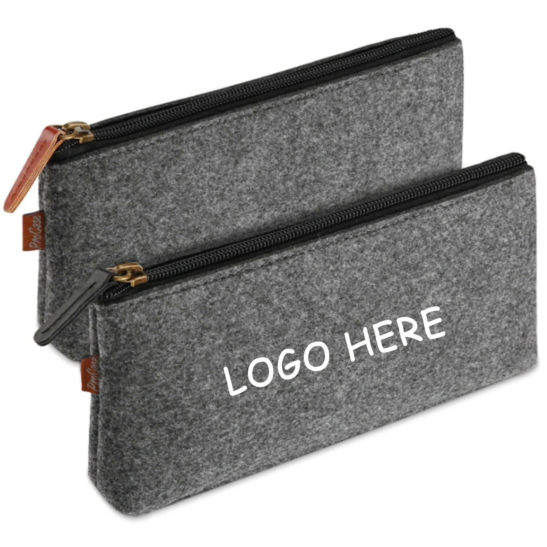 Large Capacity Felt Pencil Case Bag Organizer Pouch Box Holder