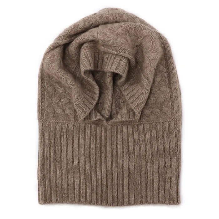 Scarf Baenie Customized Manufacture Top Quality 100%cashmere Hats Winter Custom Logo Hat Beanie