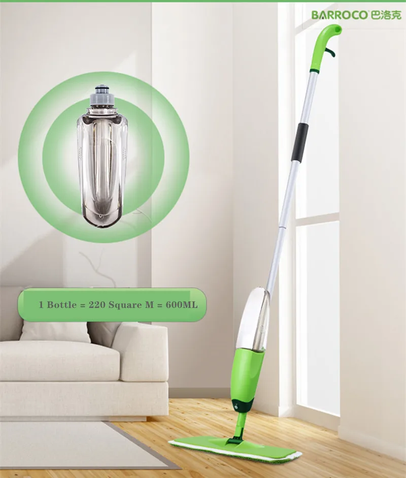 Factory supply high quality cheap hand free best spray function micrfoiber cleaning spray mop