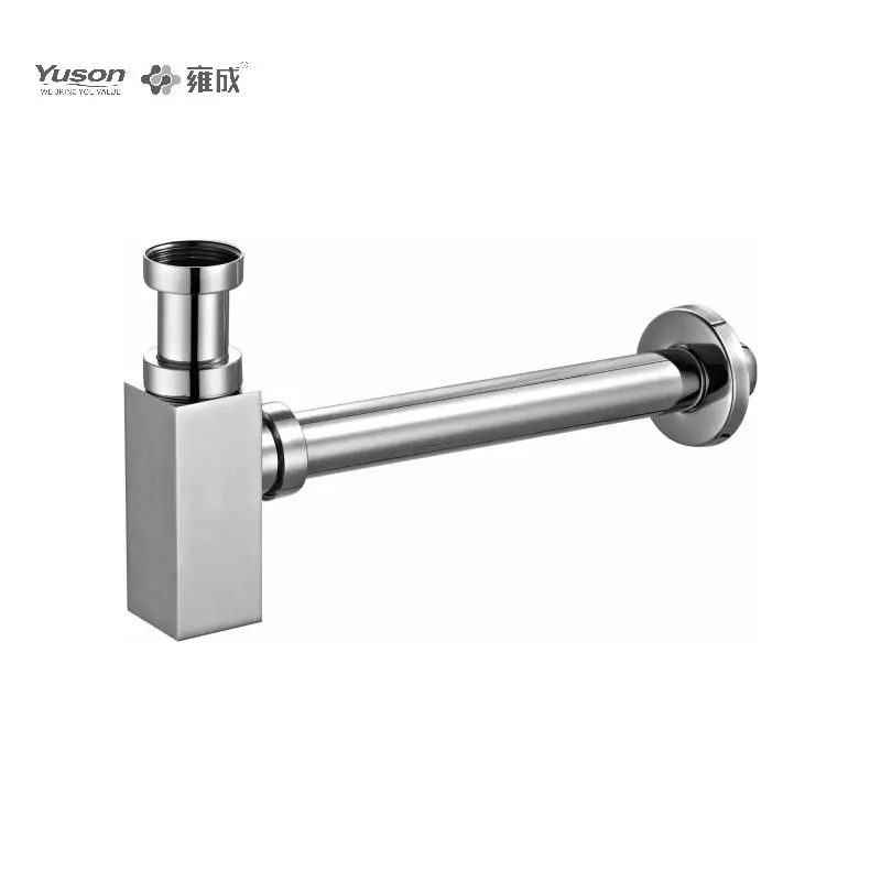 YUSON YS01308 High quality brass sink basin siphon drainer p trap bottle trap wash basin siphon for sink