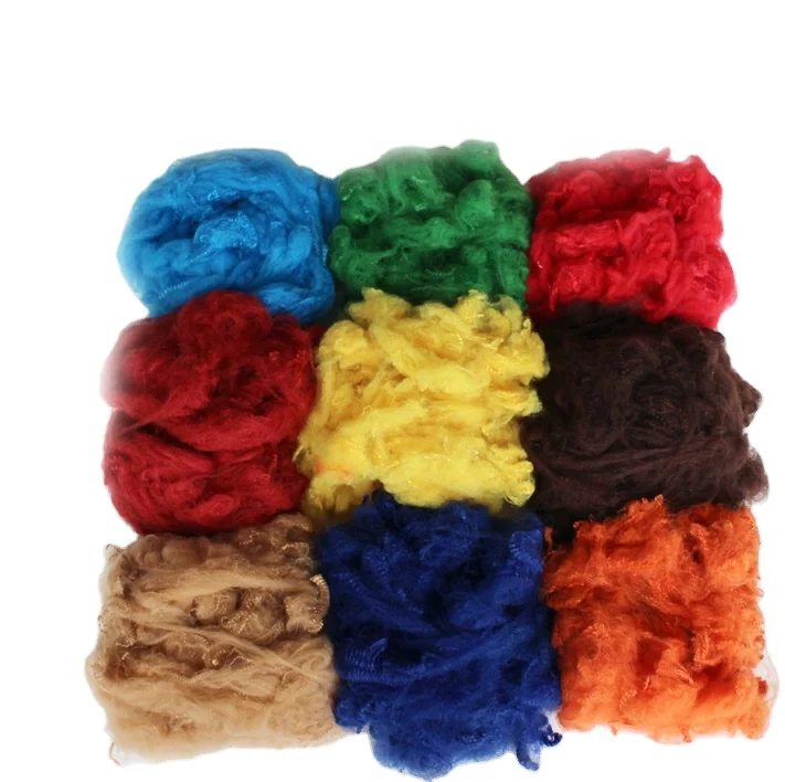 3D*51mm PSF solid polyester fiber for flocking