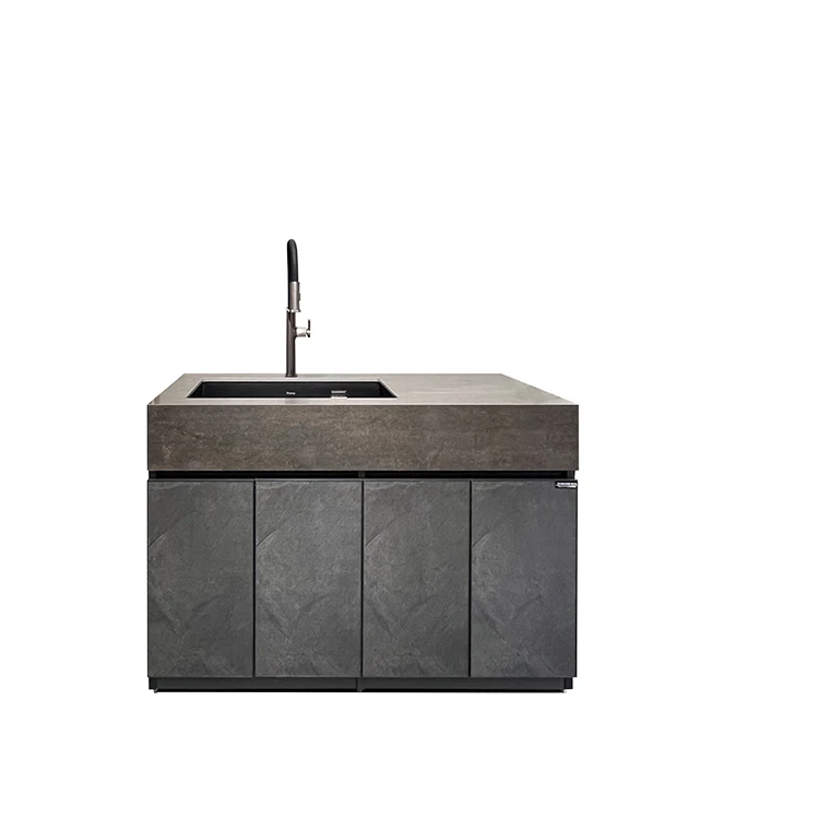 New Arrival Stone Outdoorworktop Wash Basin President Series Courtyard Sink Cabinet