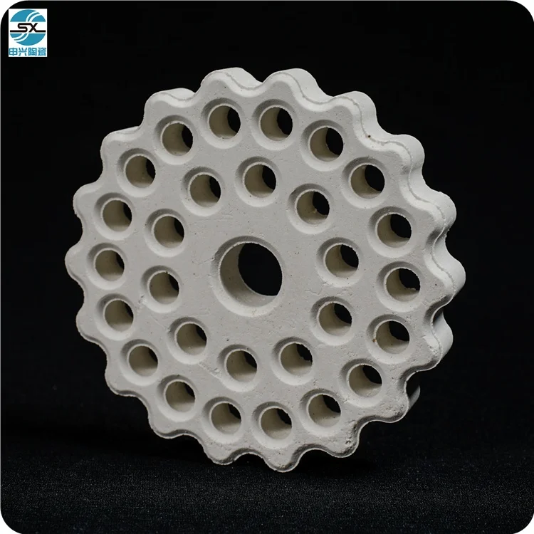refractory ceramic disc parts mullite ceramic insulator