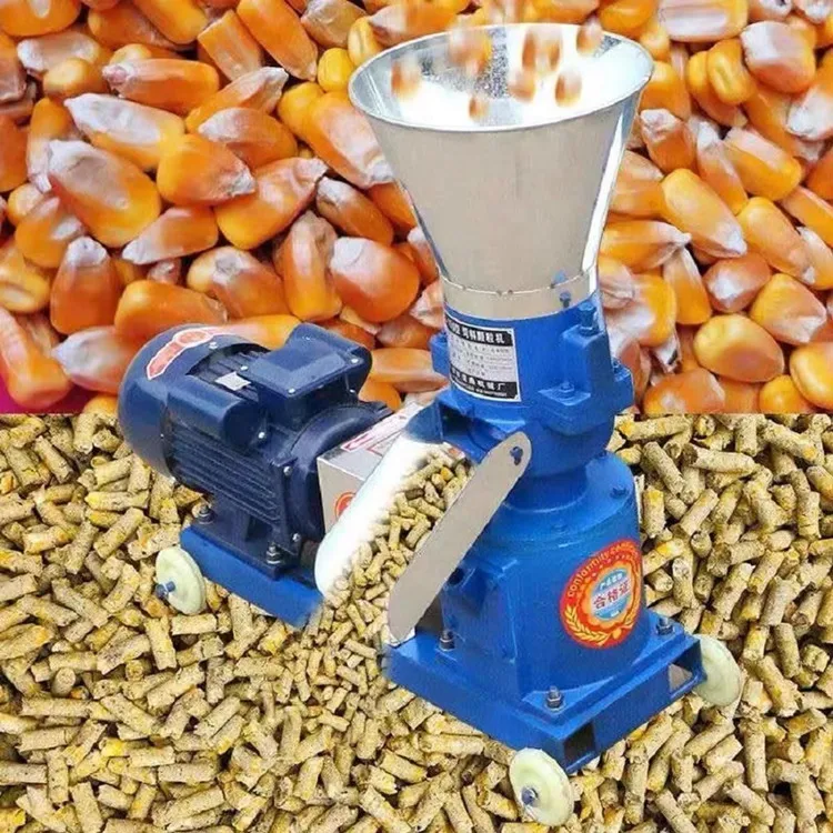 Animal poultry fish pig cattle cow sheep chicken feed pellet mill making machine small feed pellet machine Malaysia for sale