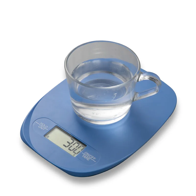 Attractive Price ABS Plastic Material Lightweight Digital Smart Kitchen Scale 5kg Food Weighing Scales