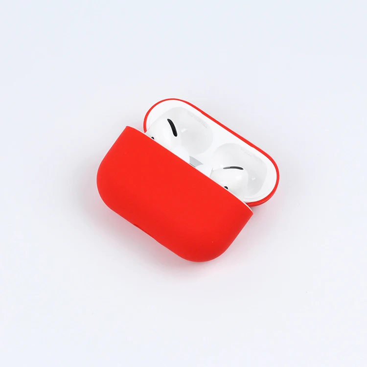 Мягкий чехол для наушников с беспроводной зарядкой Apple Airpods
