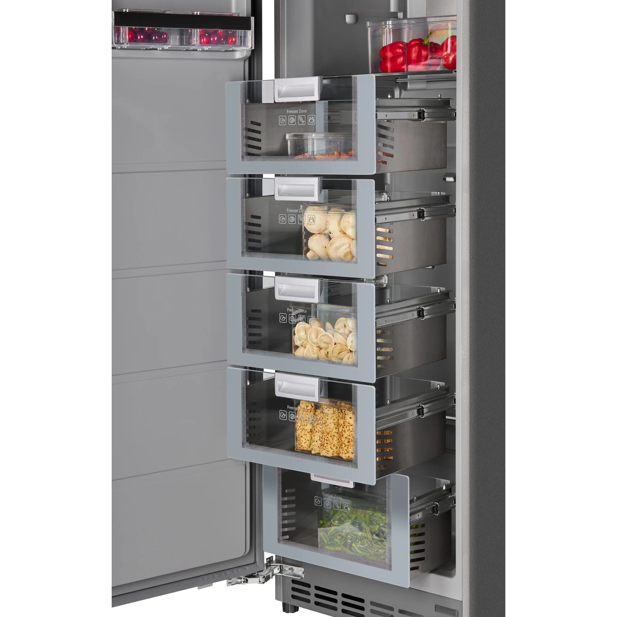 Artaus panel ready fridge built in refrigerator integrated fridge freezer