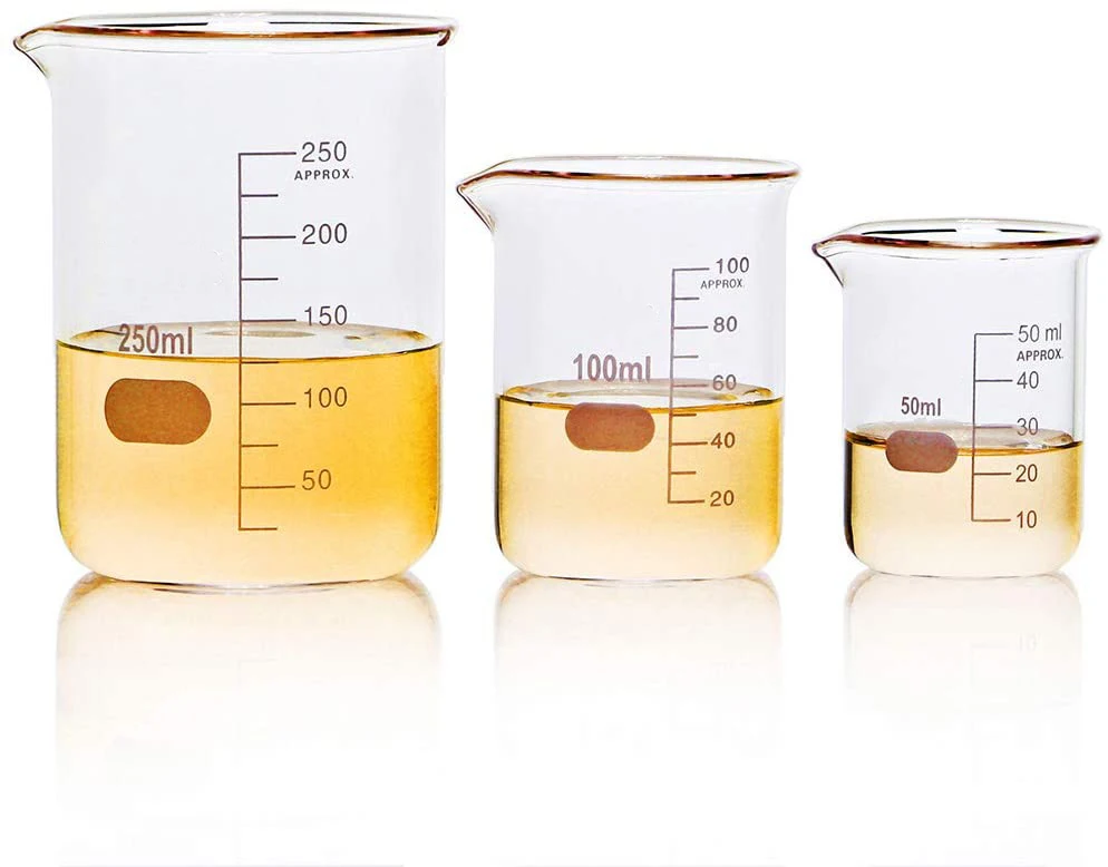laboratory glass measuring beaker 10ml 600ml 5000ml beaker set