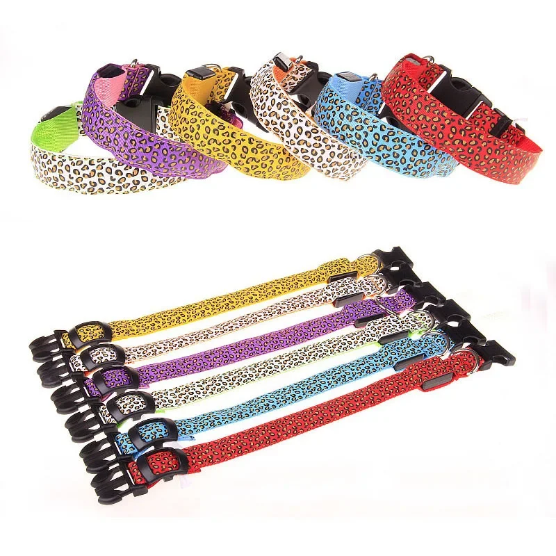 KingHon Led Dog Pets Collars Usb Rechargeable With Design Glowing Dog Collar Adjustable Flashing Collar Led for Dogs