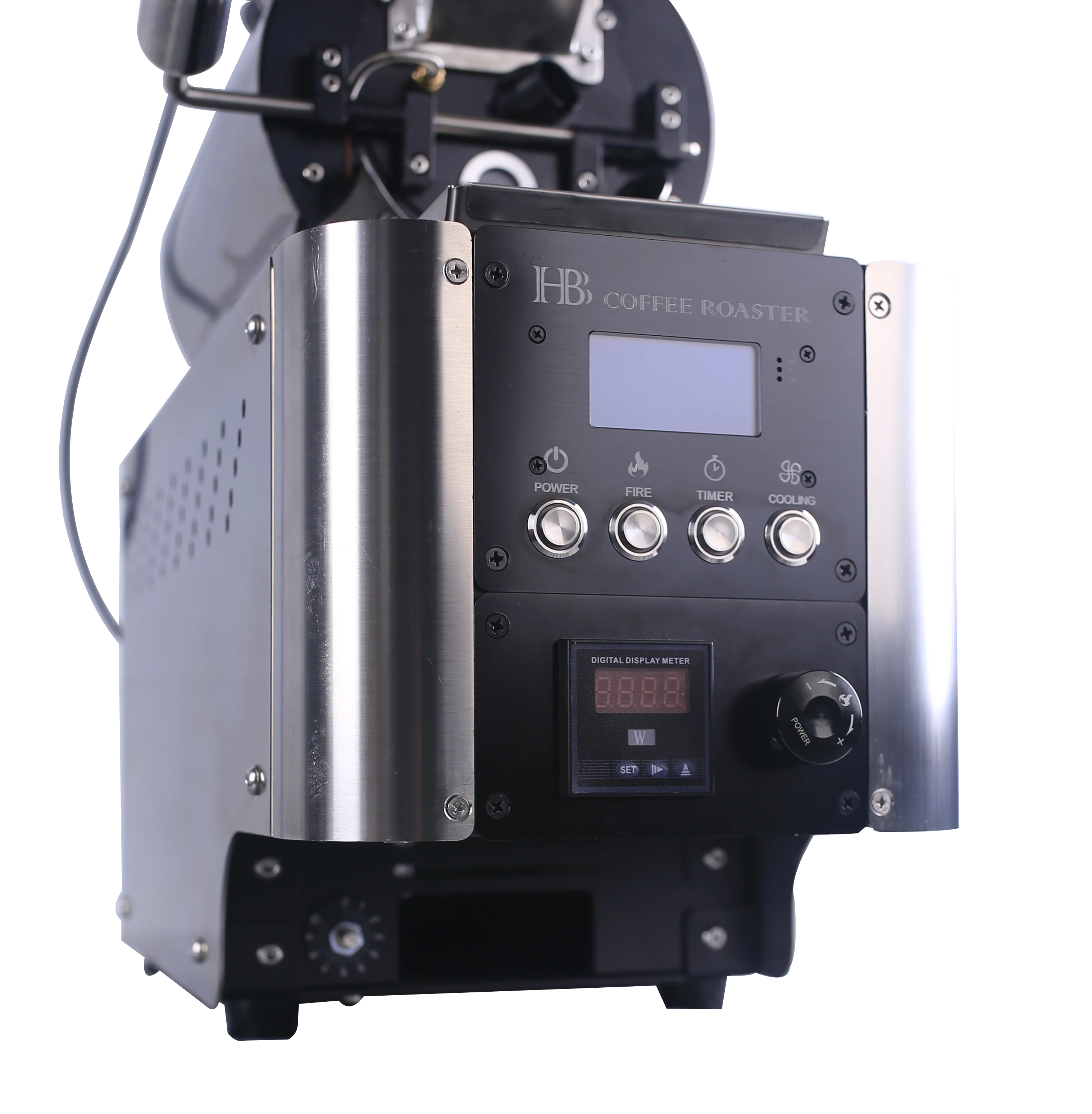 
Hot Selling 300g Coffee Roaster Machine Commercial Home Hotel Garage Office Cafe Electric Semi-Hot Air Drum Roasting Machine 